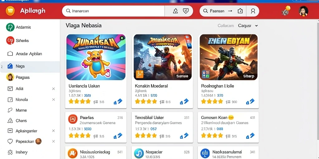 Tampilan antarmuka yang menarik dan modern.