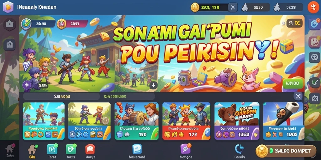 Tampilan antarmuka yang menarik dan user-friendly.