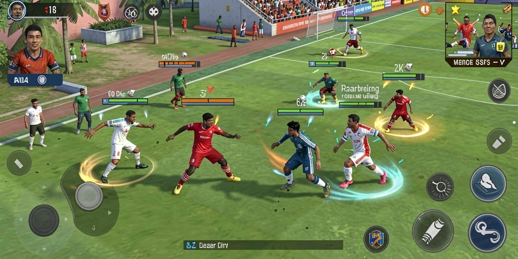 Screenshot menunjukkan pemandangan menakjubkan dalam game.