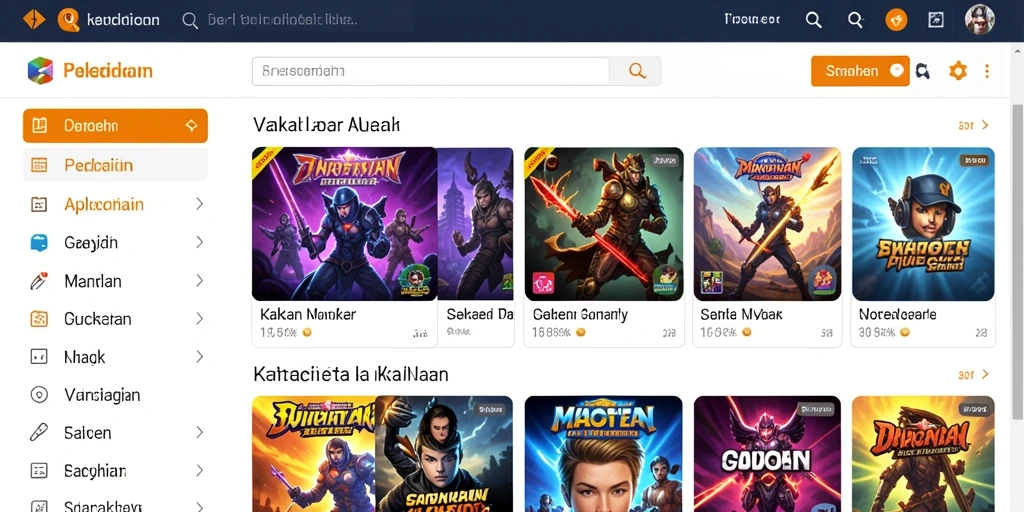 Tampilan antarmuka yang menarik dan mudah digunakan.