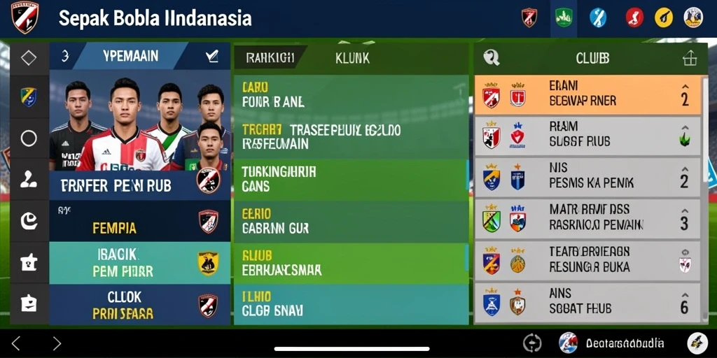Tampilan menu utama yang menarik dan mudah dinavigasi.