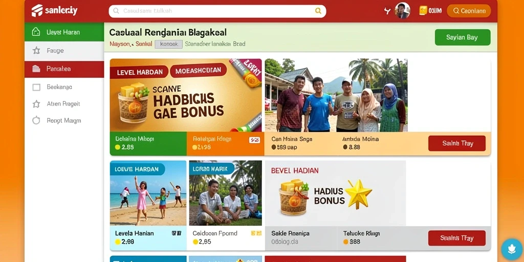 Tampilan antarmuka yang user-friendly.