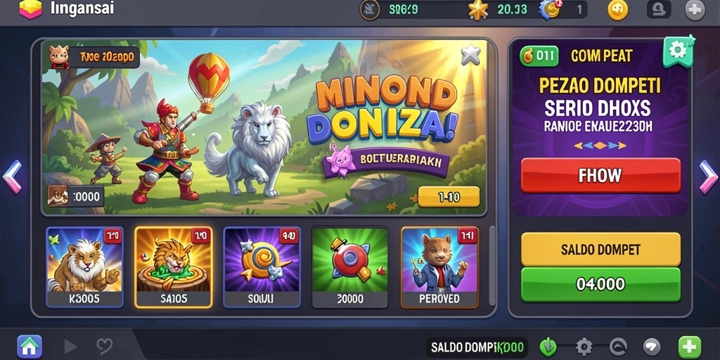 Tampilan awal aplikasi VIKINGTOTO yang menarik.