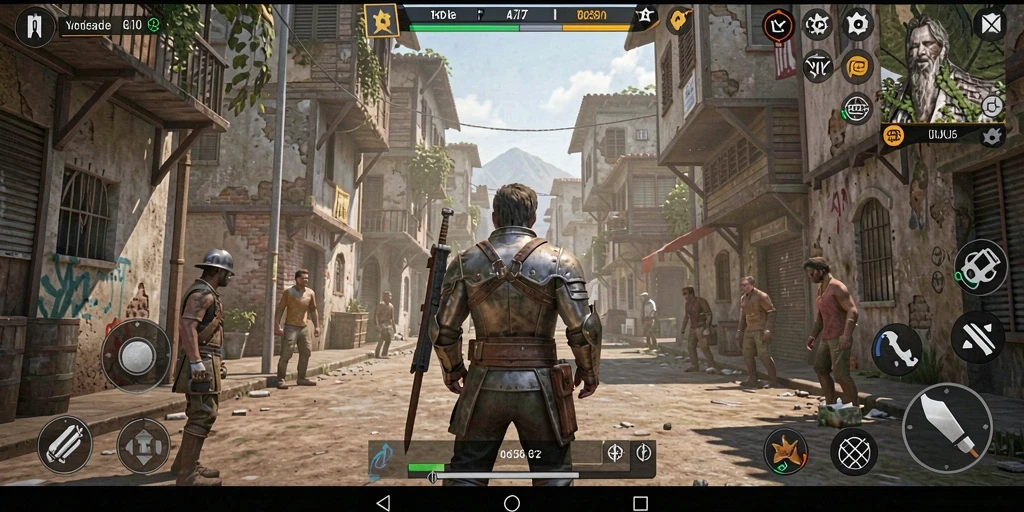 Tangkapan layar menarik dari gameplay aksi VV62.